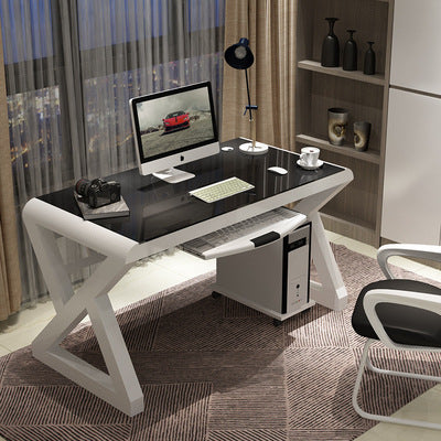 Taobao best-selling computer desk desktop home simple desk tempered glass study desk game gaming table