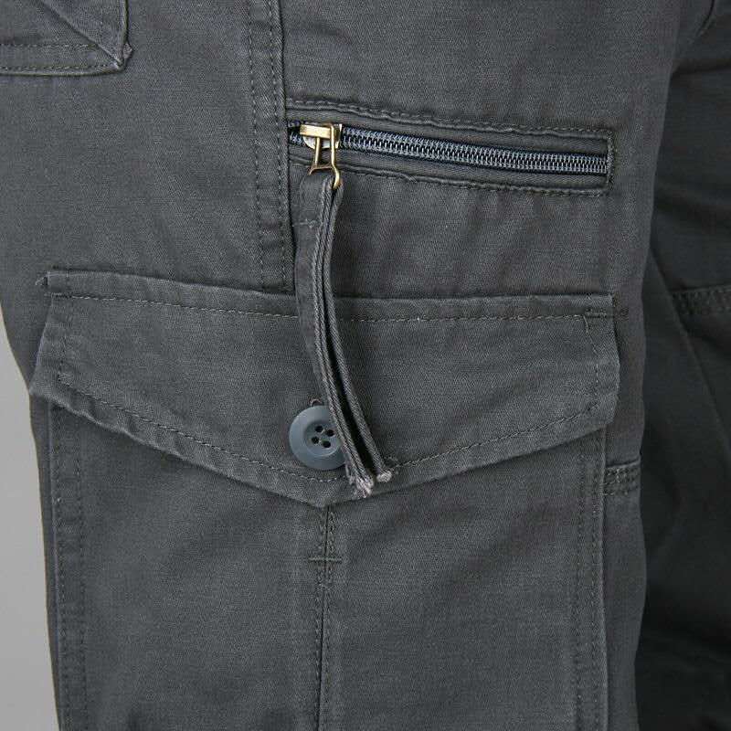 Spring and Autumn New Multifunctional Outdoor Casual Pants Multi-Pocket Cargo Pants Men's Loose Cotton Men's Multi-Pocket Pants Tide