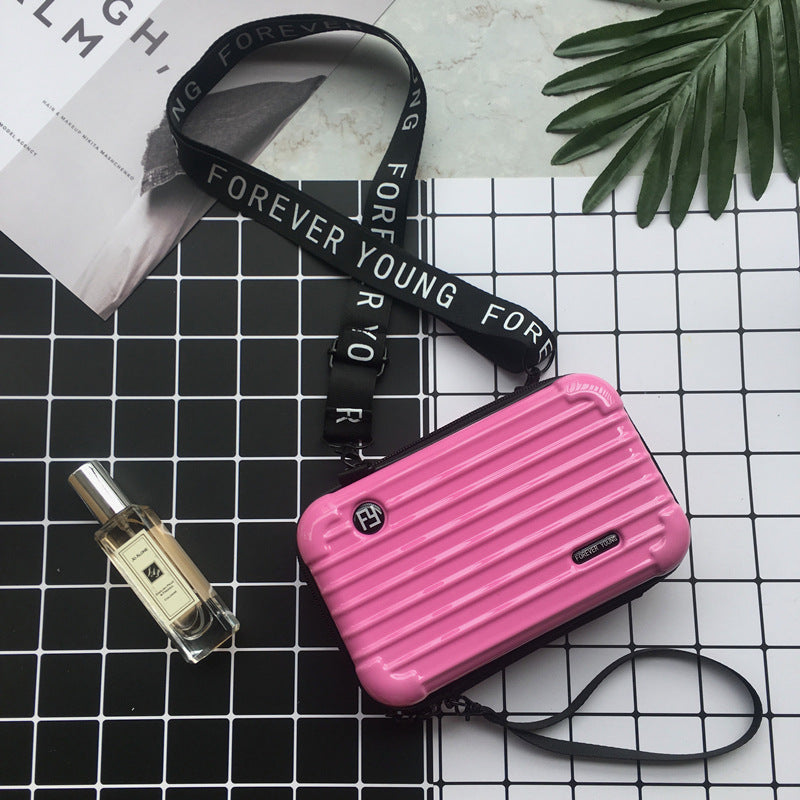 Factory direct sales seven inch cosmetic bag hard shell toiletry bag travel clutch bag portable storage bag PC mini suitcase