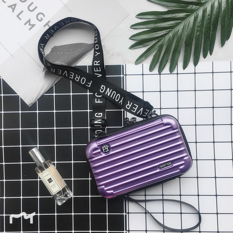 Factory direct sales seven inch cosmetic bag hard shell toiletry bag travel clutch bag portable storage bag PC mini suitcase