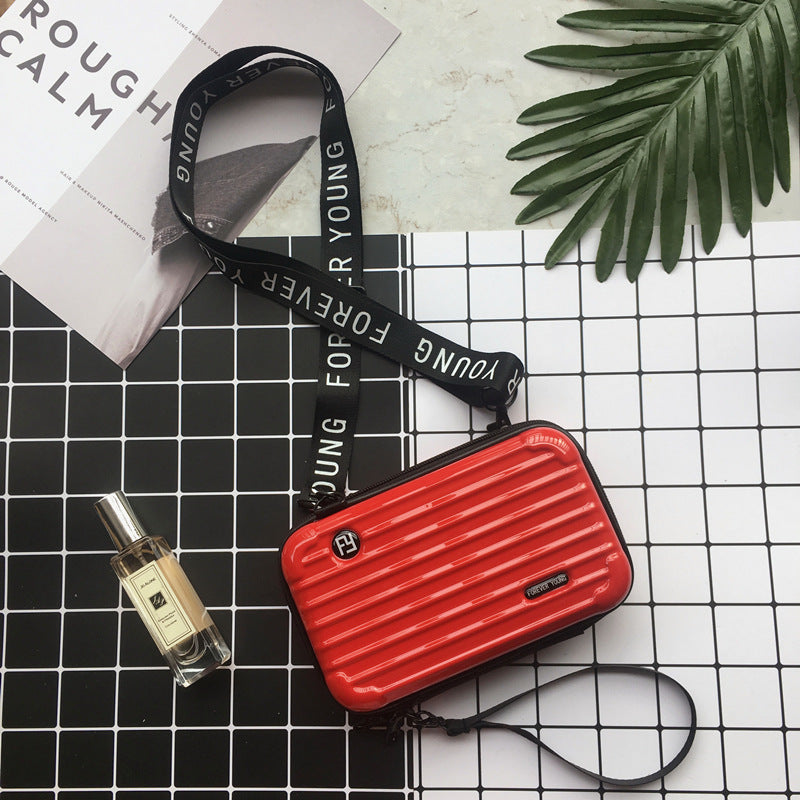 Factory direct sales seven inch cosmetic bag hard shell toiletry bag travel clutch bag portable storage bag PC mini suitcase