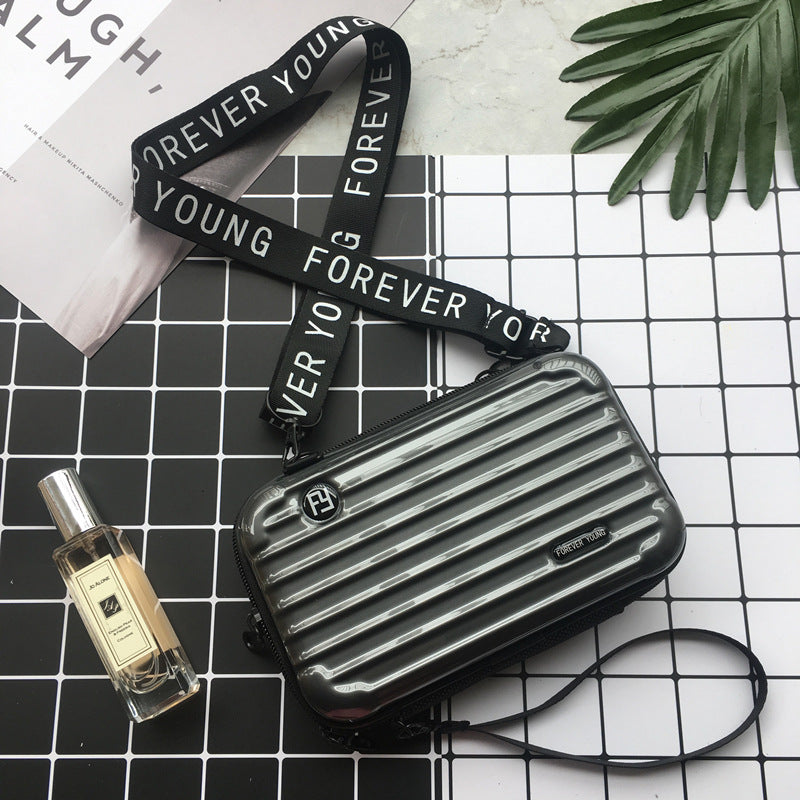 Factory direct sales seven inch cosmetic bag hard shell toiletry bag travel clutch bag portable storage bag PC mini suitcase