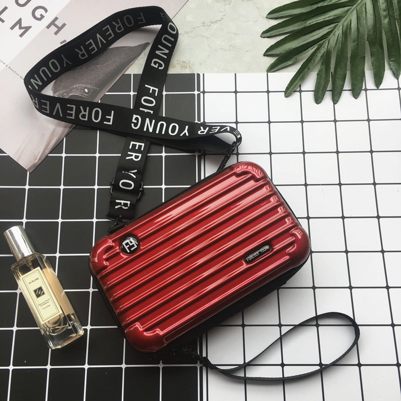Factory direct sales seven inch cosmetic bag hard shell toiletry bag travel clutch bag portable storage bag PC mini suitcase
