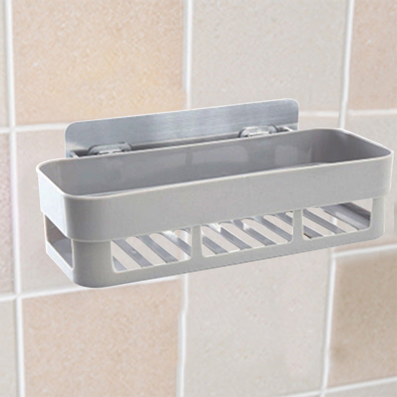 Bathroom wall-mounted shelf punching-free and non-marking toiletry storage rack toilet and toilet storage rack