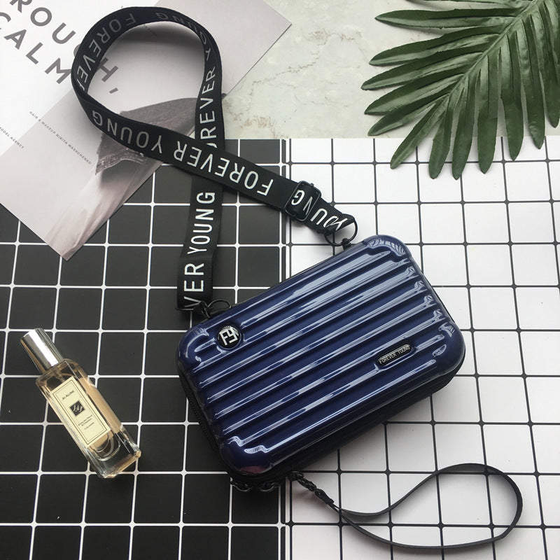 Factory direct sales seven inch cosmetic bag hard shell toiletry bag travel clutch bag portable storage bag PC mini suitcase
