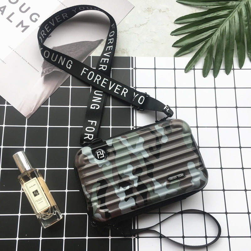 Factory direct sales seven inch cosmetic bag hard shell toiletry bag travel clutch bag portable storage bag PC mini suitcase