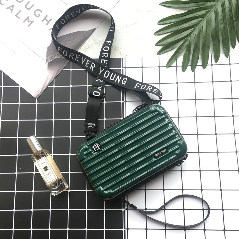 Factory direct sales seven inch cosmetic bag hard shell toiletry bag travel clutch bag portable storage bag PC mini suitcase