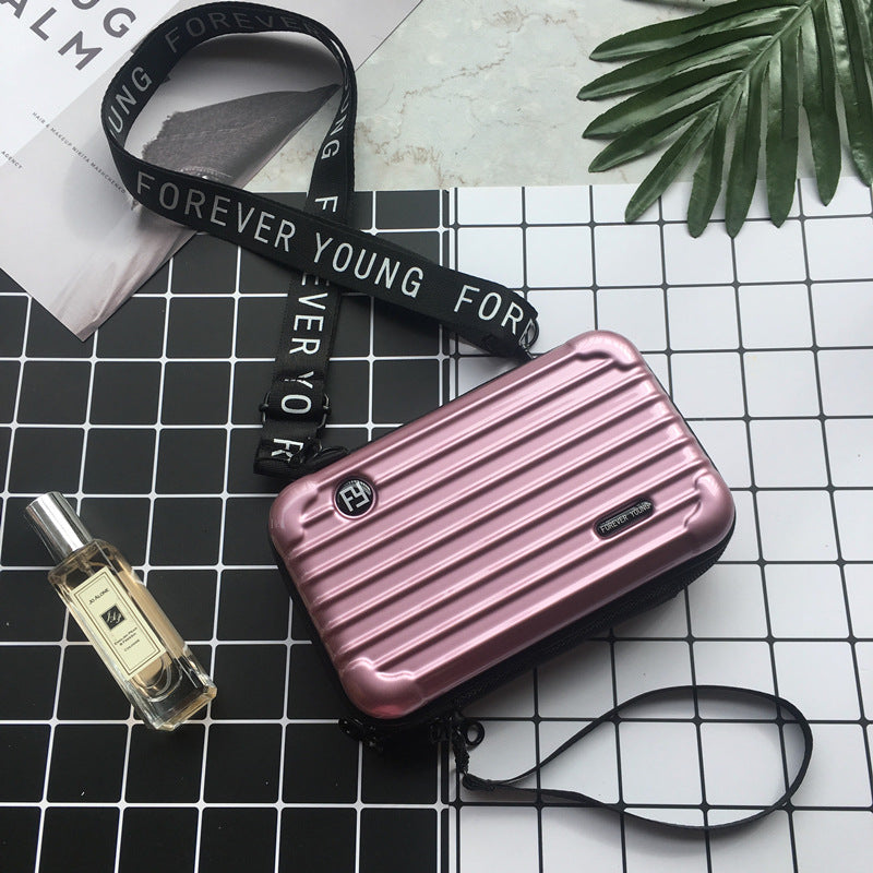 Factory direct sales seven inch cosmetic bag hard shell toiletry bag travel clutch bag portable storage bag PC mini suitcase