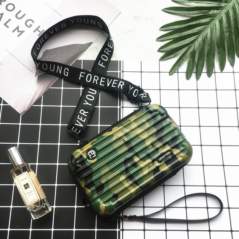 Factory direct sales seven inch cosmetic bag hard shell toiletry bag travel clutch bag portable storage bag PC mini suitcase