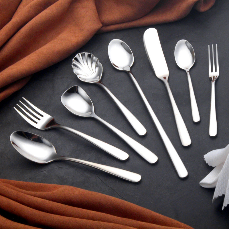 Stainless steel cutlery and spoon set