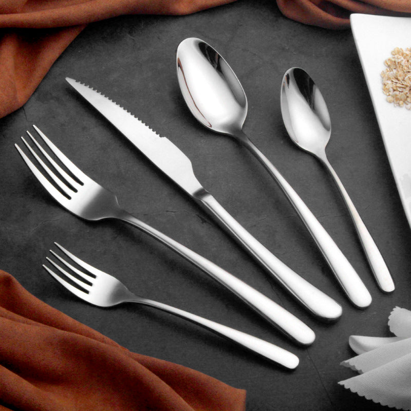 Stainless steel cutlery and spoon set