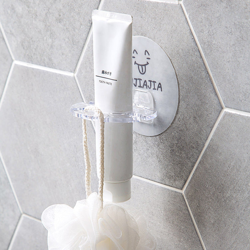 Cijia Home Furnishing Non-Punch Fun Toothbrush Holder Children's Toothpaste Holder Multi-functional Wall-mounted Storage Rack Toiletries