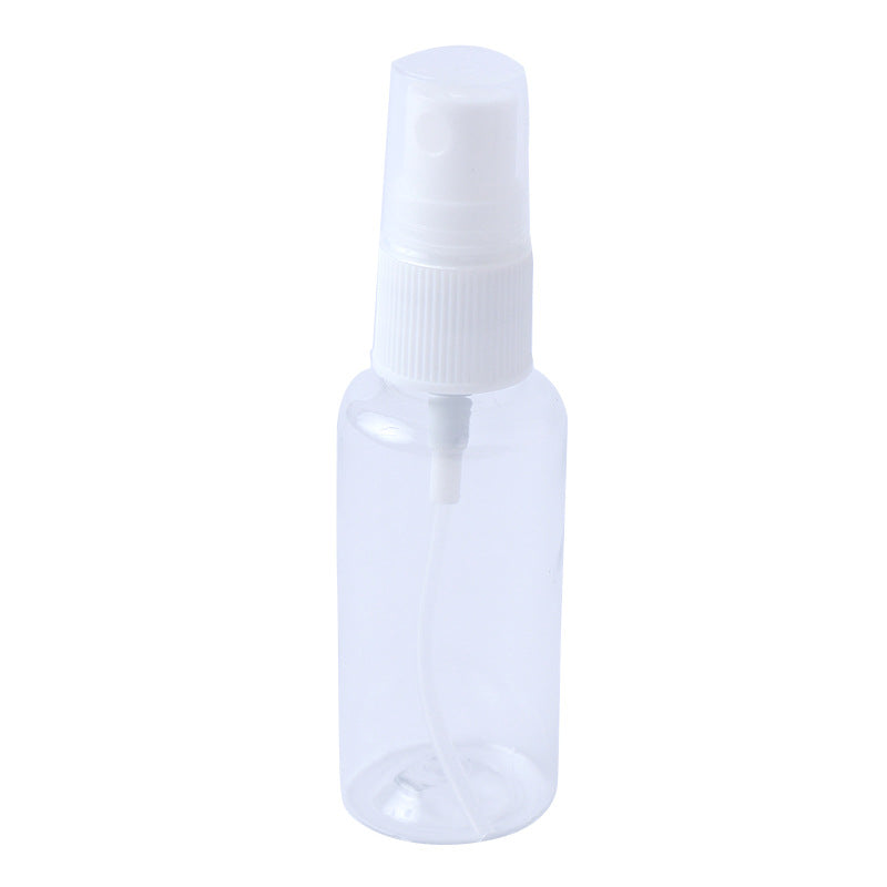 Travel Clear Plastic Small Snort Bottle 30ml Cosmetics Press Dispensing Bottle Watering Can Perfume Mist Spray Empty Bottle