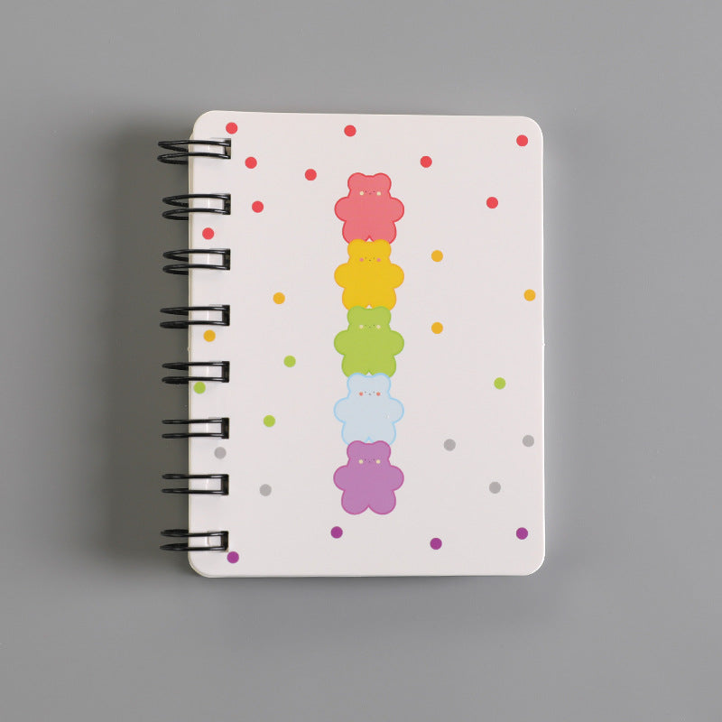 Zhishun ins Hyun Ya wind side turn coil book A7 coil notebook pocket book student mini portable book