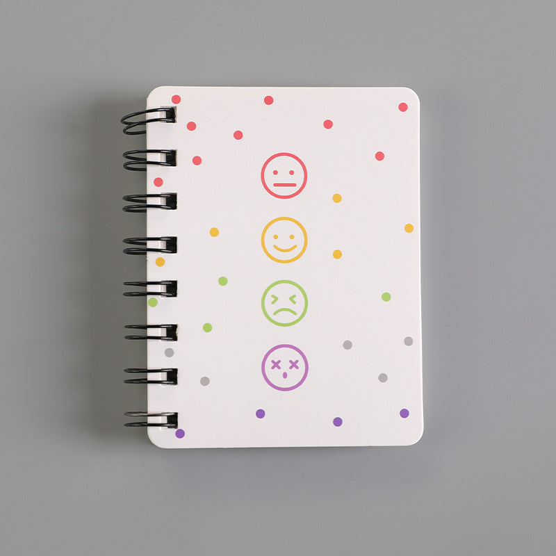 Zhishun ins Hyun Ya wind side turn coil book A7 coil notebook pocket book student mini portable book