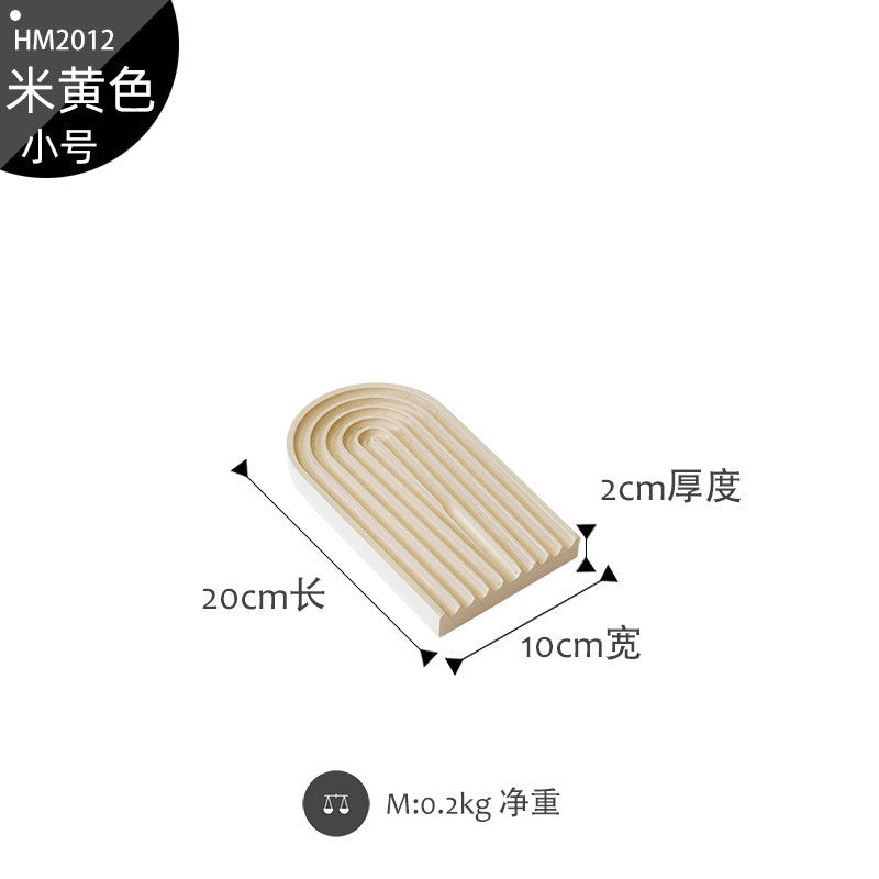 Morandi color water ripple cutting board