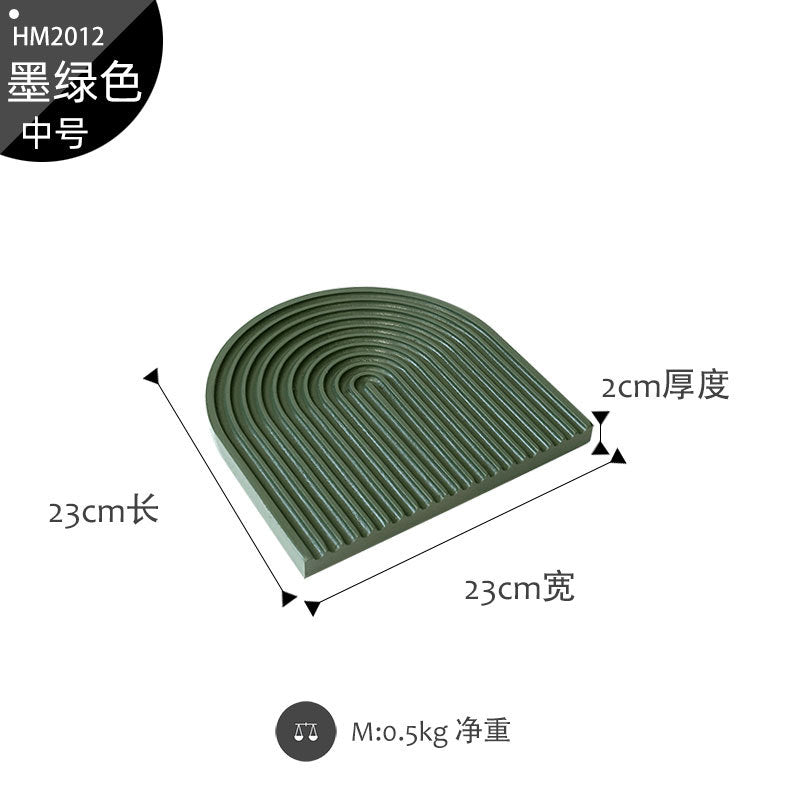 Morandi color water ripple cutting board
