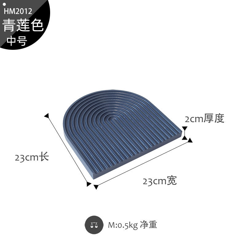 Morandi color water ripple cutting board