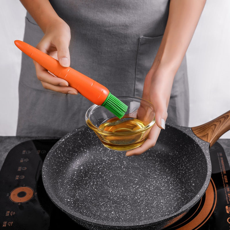 Barbecue oil brush