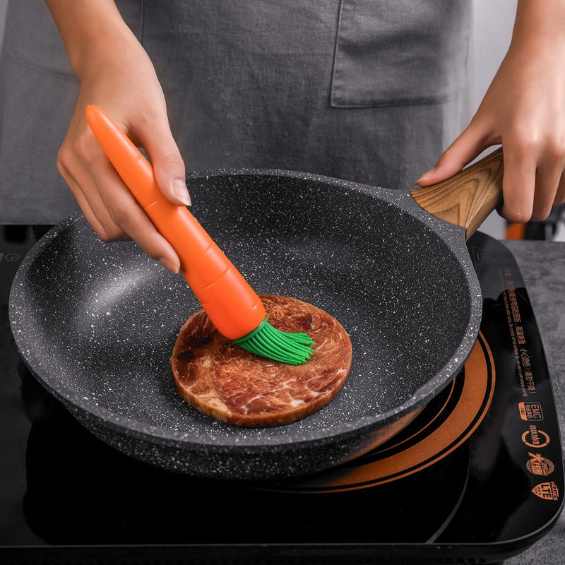 Barbecue oil brush