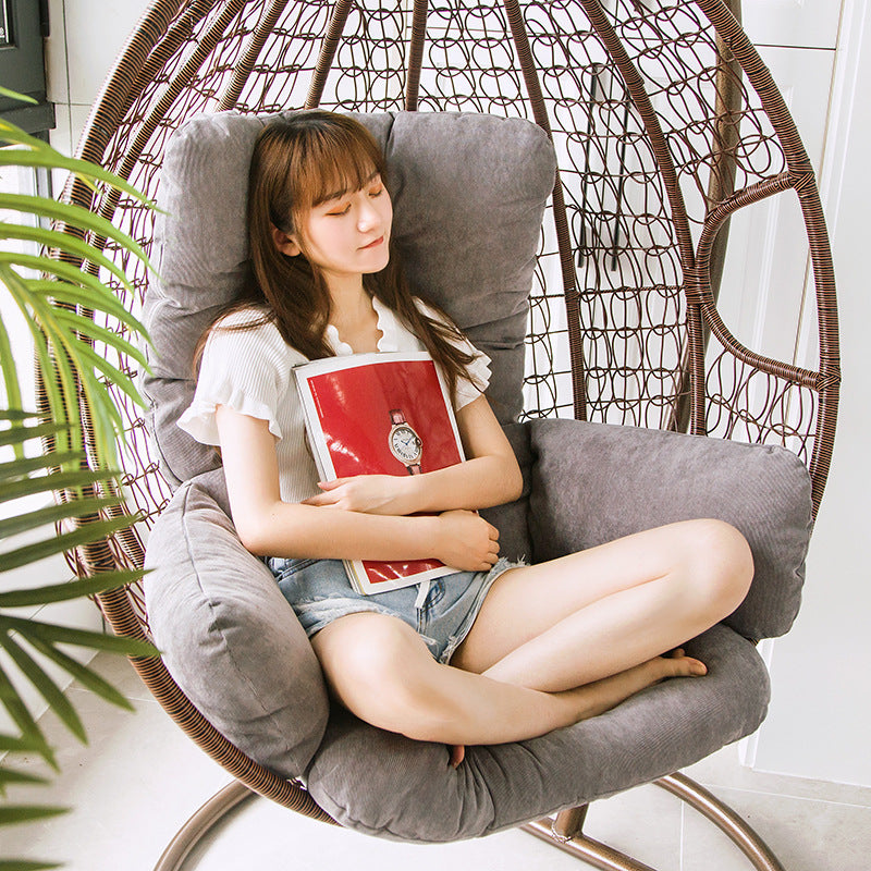Hanging basket cushion thickened and enlarged cushion swing single sofa cushion household hanging chair cloth cushion indoor and outdoor cradle chair cushion