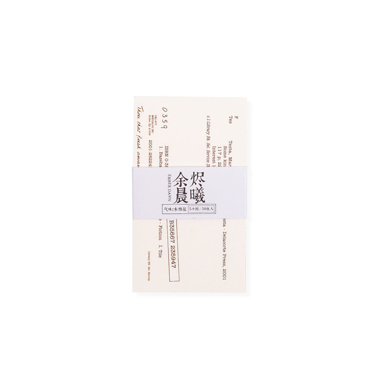 Mo Jing Note Book Poet Memory Series ins Simple Creative Hand Account Special Paper Decoration Material 50 Sheets