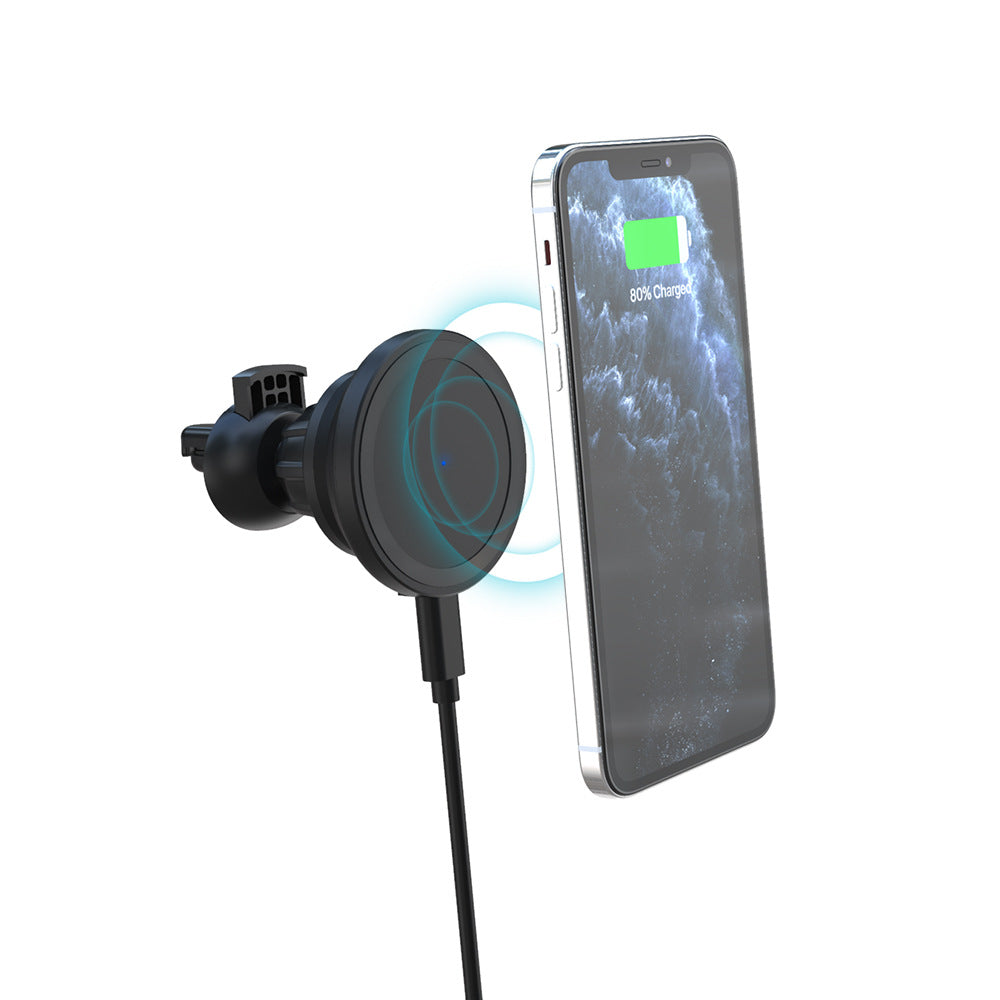 For iphone12 car magnetic wireless power bank magsafe pop-up charger 15W fast