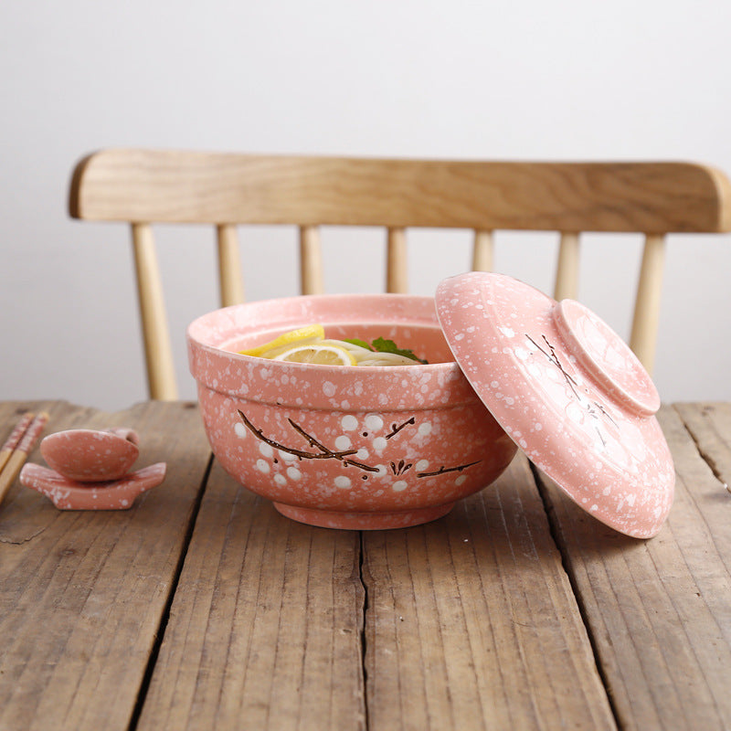 Ceramic instant noodle bowl