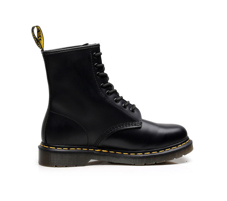 Foreign trade cross-border high-top 1460 martin boots women, british style couple, men's leather boots, round toe trend, plus size delivery