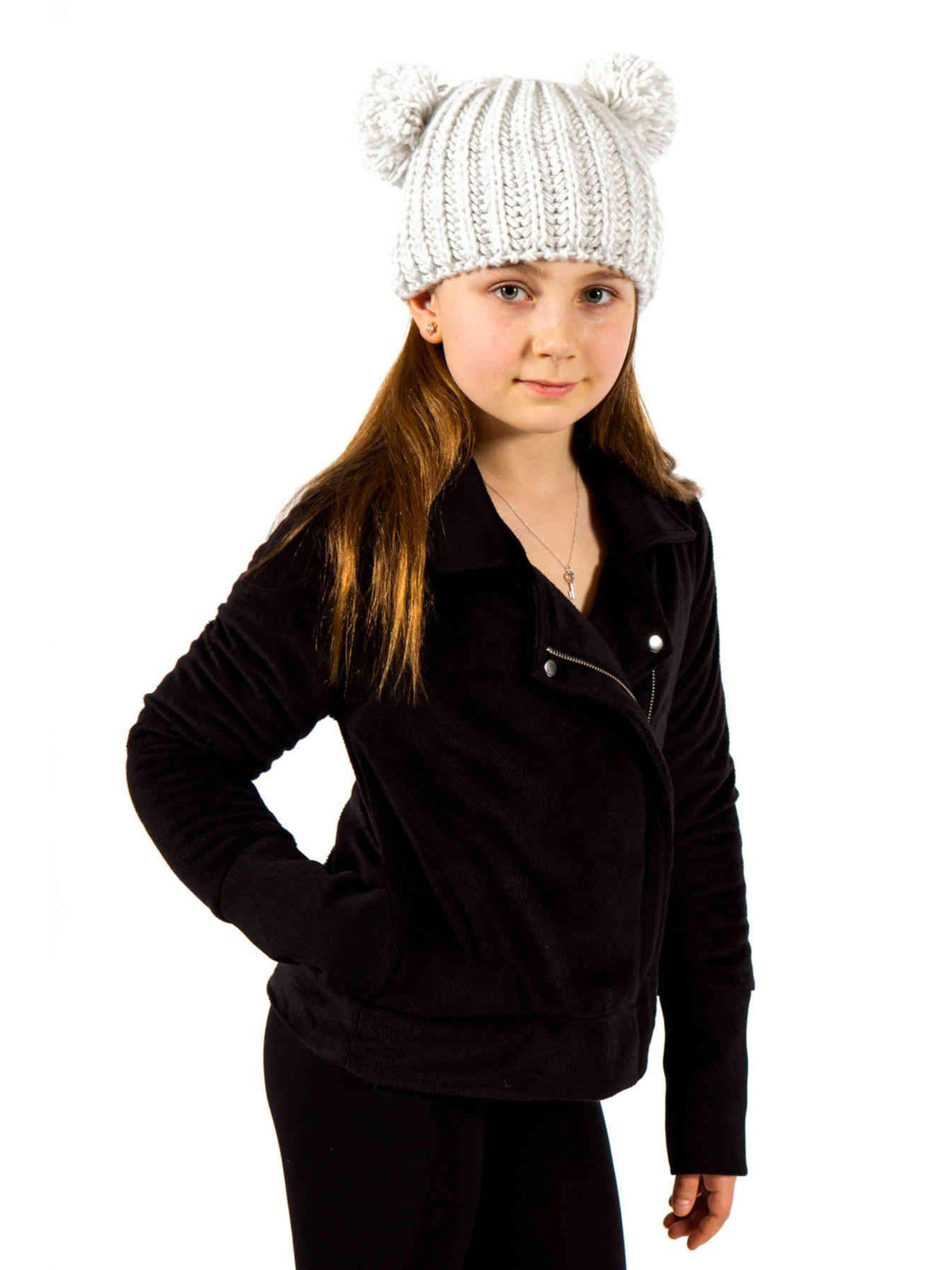 Minky Moto Jacket | Black | Limeapple
