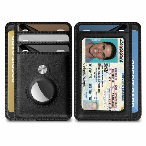 Slim Minimalist Front Pocket Wallet with Built-in Case Holder