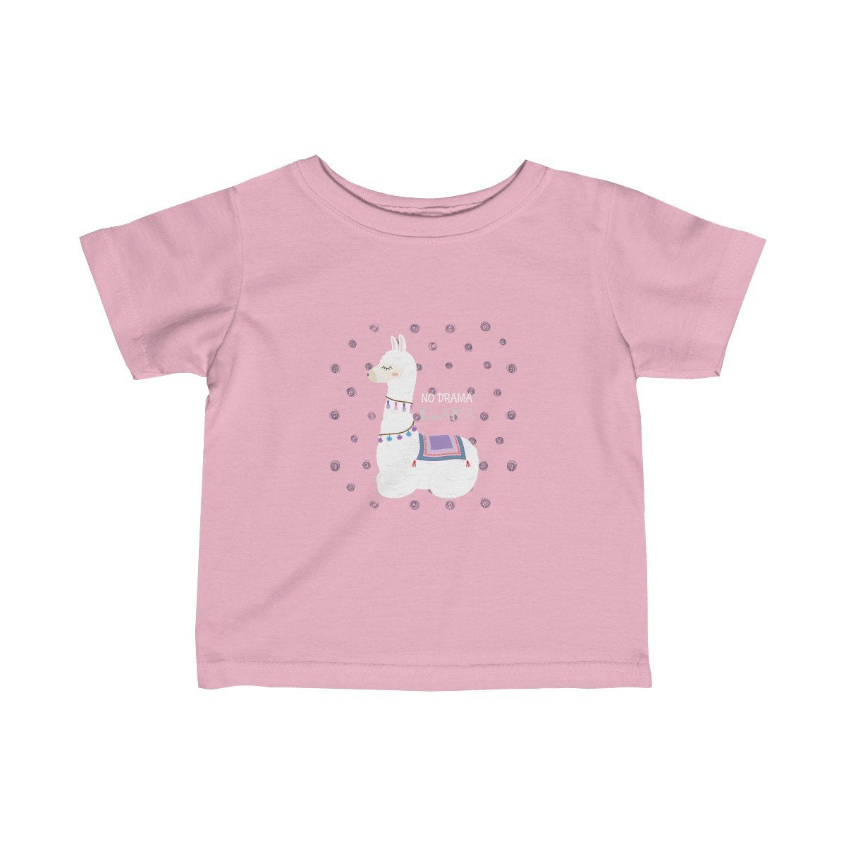 Baby Llama No Drama Infant Girls Tee