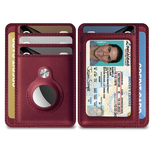 Slim Minimalist Front Pocket Wallet with Built-in Case Holder