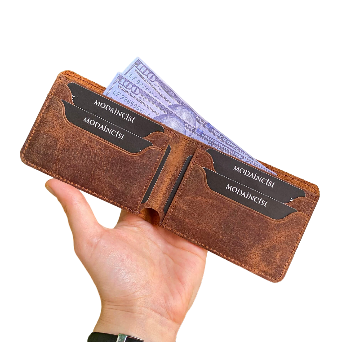 Tulipa - Genuine Leather Natural Wallet