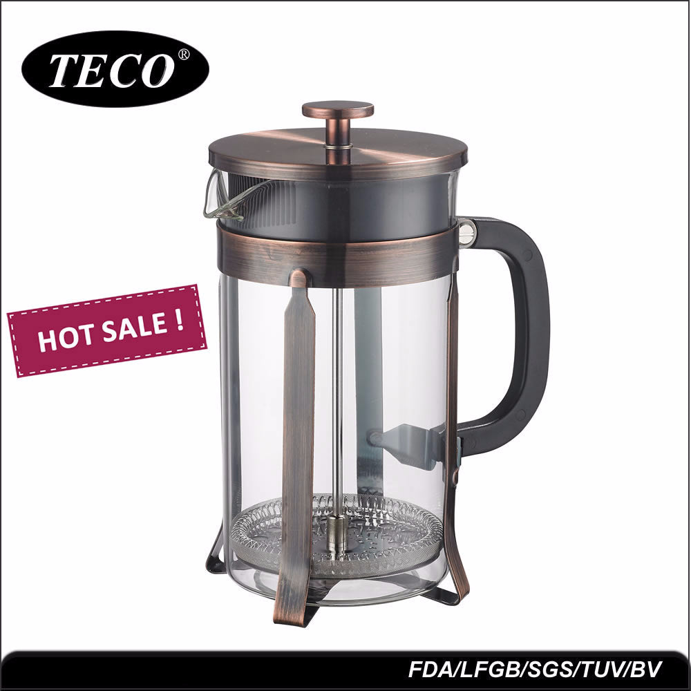 350ML Glass French Press Coffee Pot Hand Pour Set Coffee Filter Home French Press Brewing Pot