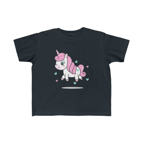 Pink Unicorn Kid Girls Tee