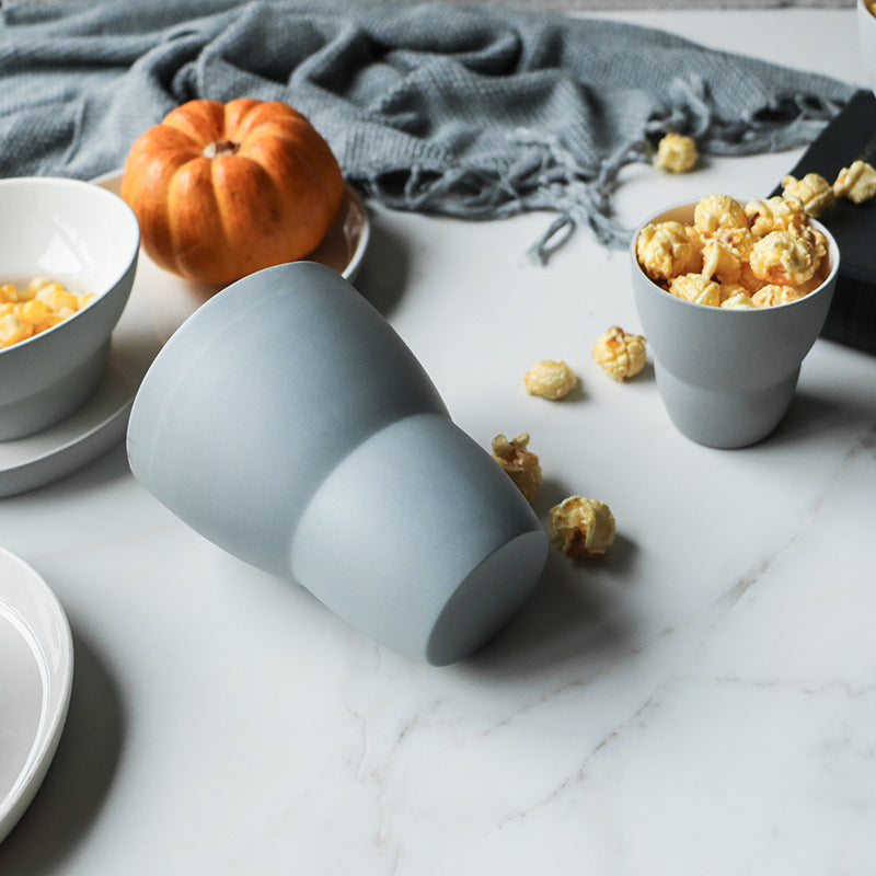 Manufacturer's breakfast dish set, new creative milk cup, western restaurant, salad bowl, hotel special dim sum plate