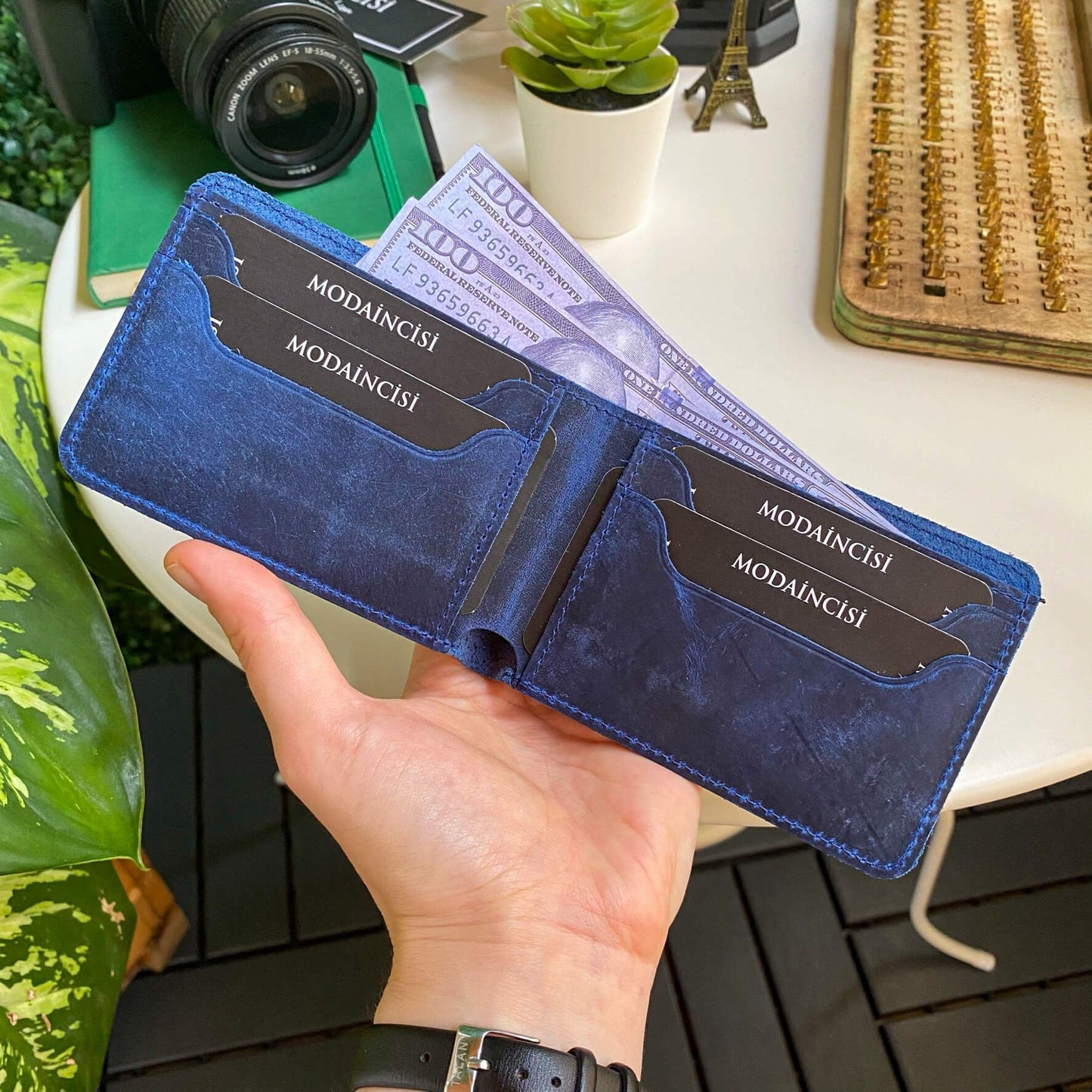Tulipa - Genuine Leather Natural Wallet