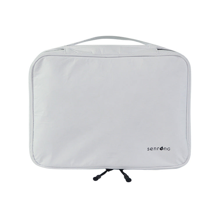 Manufacturer custom DuPont paper toiletry bag set for business trips, travel toiletries storage bag four-piece set of customized LOGO