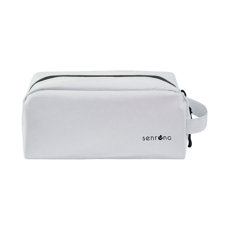 Manufacturer custom DuPont paper toiletry bag set for business trips, travel toiletries storage bag four-piece set of customized LOGO