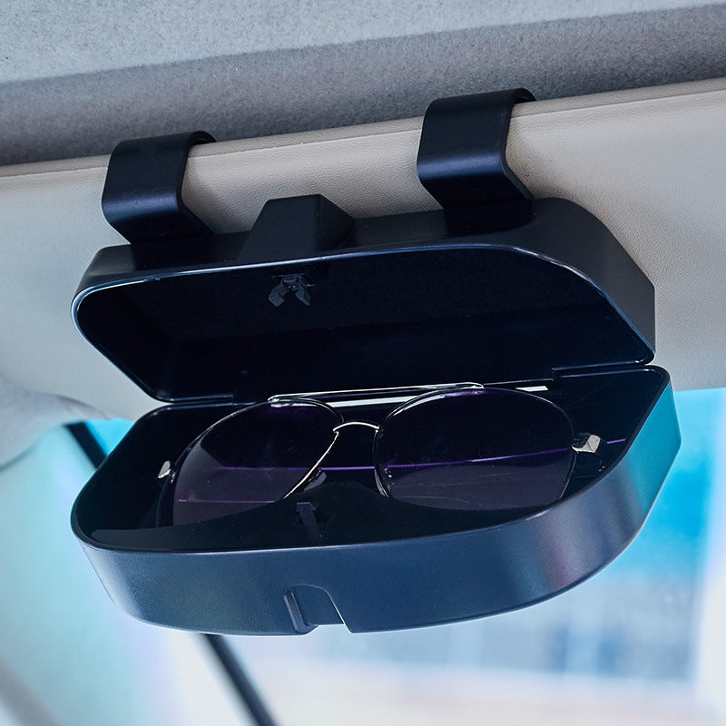 New car glasses case car sun visor bill glasses clip glasses storage box car supplies wholesale