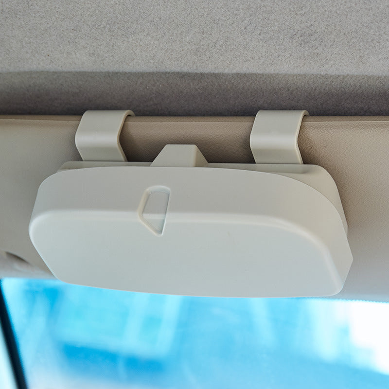 New car glasses case car sun visor bill glasses clip glasses storage box car supplies wholesale