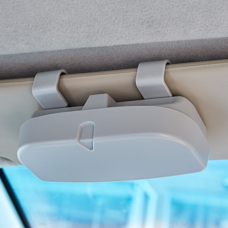 New car glasses case car sun visor bill glasses clip glasses storage box car supplies wholesale
