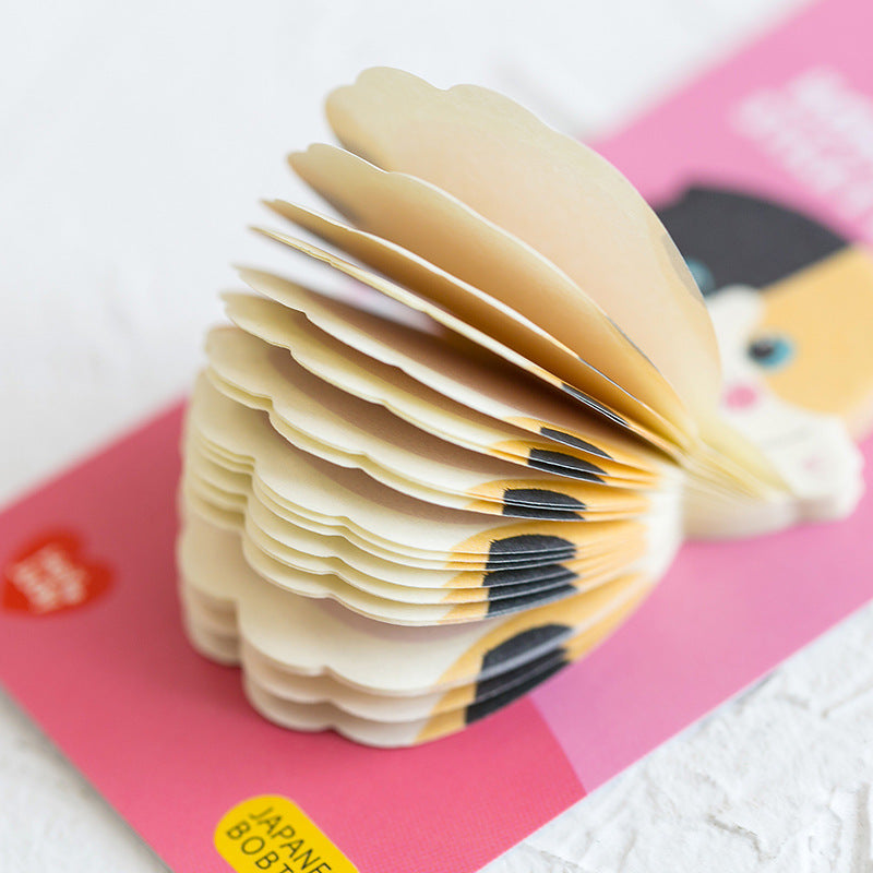 Cartoon cute cat series N times stickers, message notes, sticky notes, student handwritten notes, and 8 models