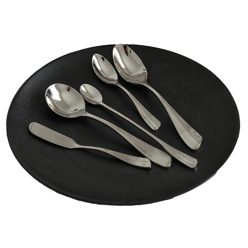 Stainless steel cutlery western dinner fork set 4-piece set of dinner knives and forks steak fork spoon hotel restaurant wholesale