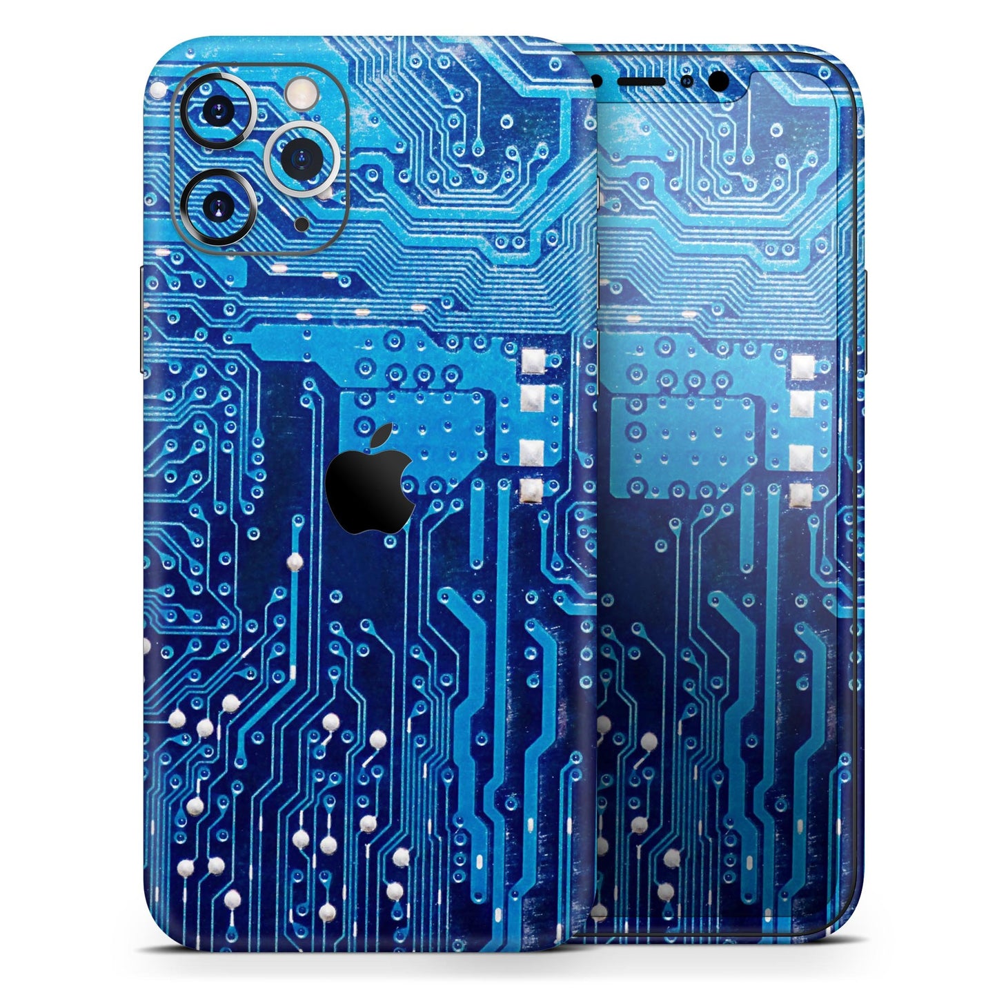 Blue Circuit Board V1 - Skin-Kit compatible with the Apple iPhone 13,