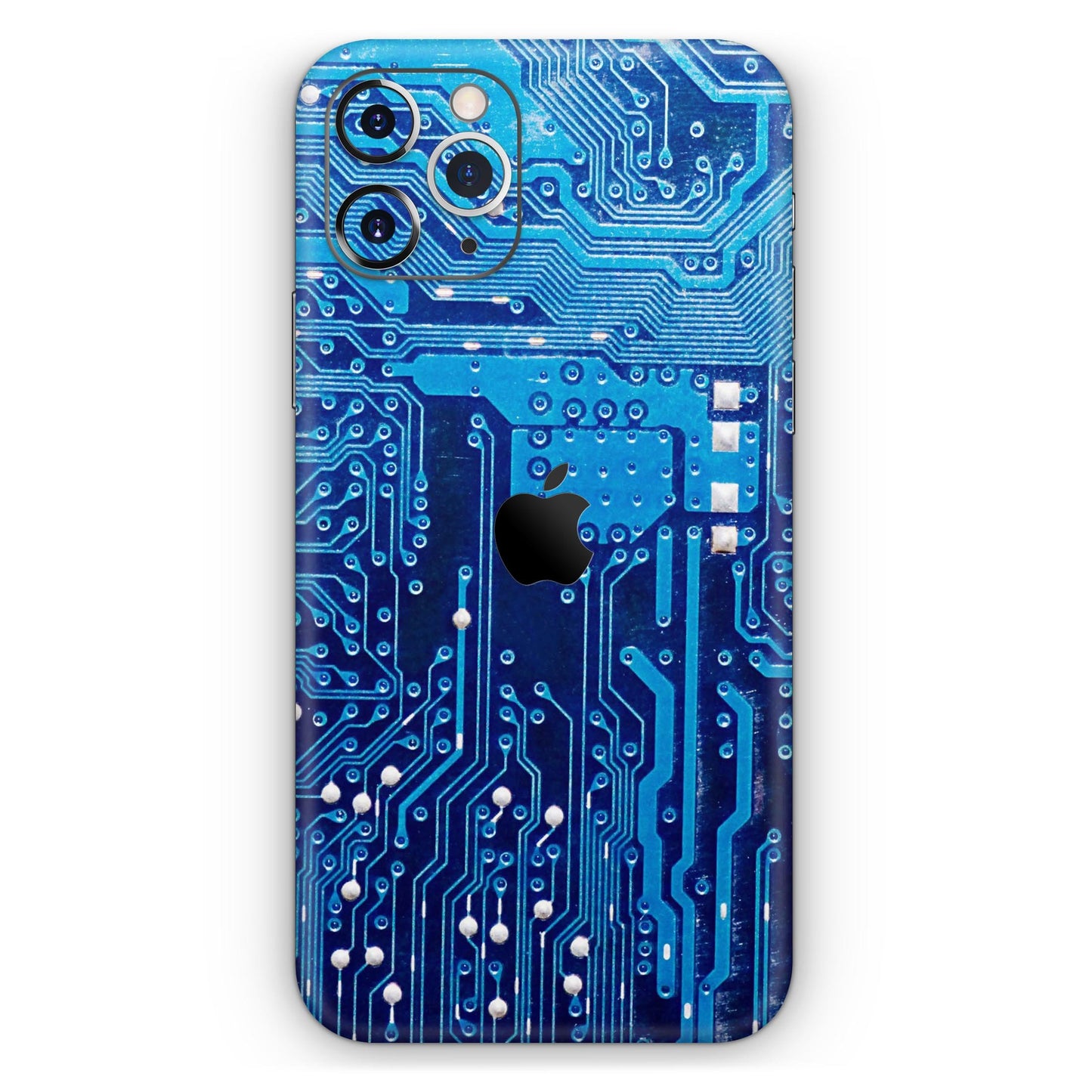 Blue Circuit Board V1 - Skin-Kit compatible with the Apple iPhone 13,