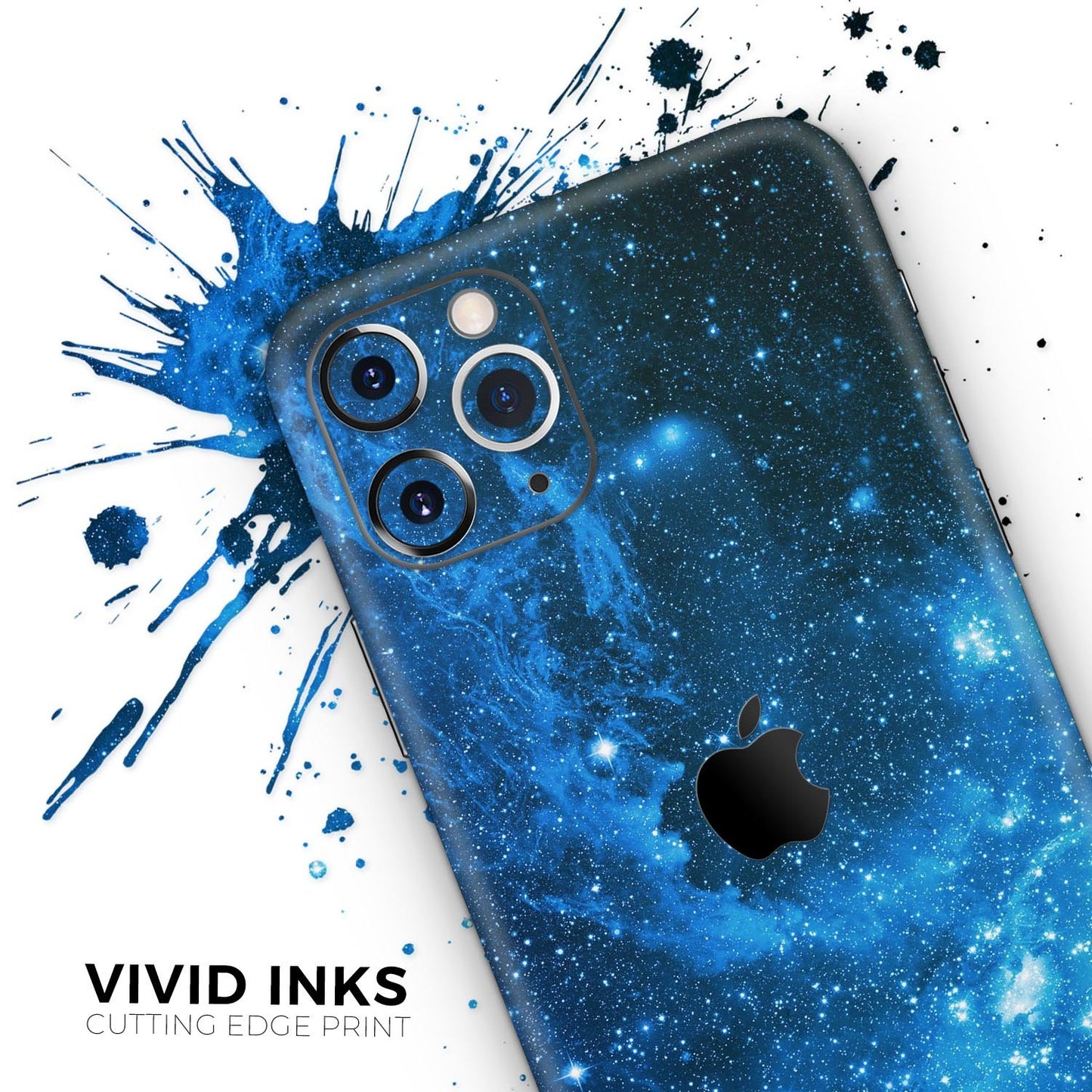 Blue Hue Nebula - Skin-Kit compatible with the Apple iPhone 13, 13 Pro