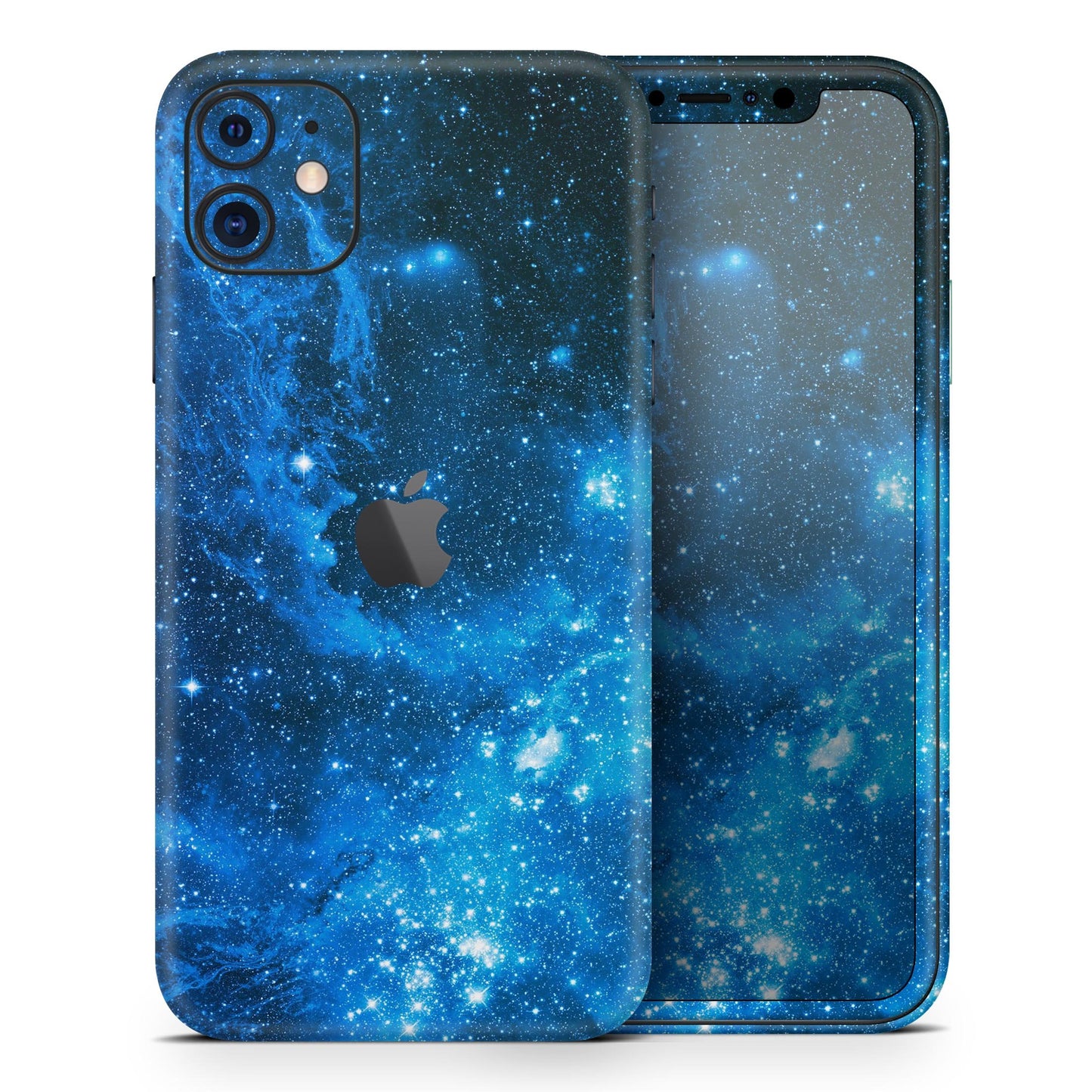 Blue Hue Nebula - Skin-Kit compatible with the Apple iPhone 13, 13 Pro