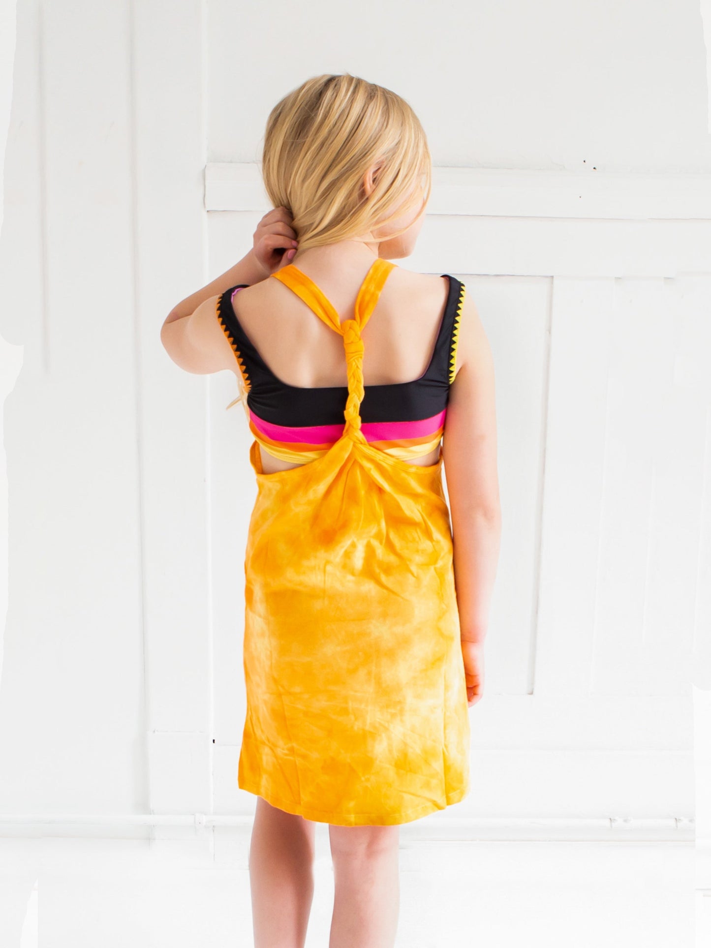 Chasteen Braided Tie Dye Tank Dress | Limeapple